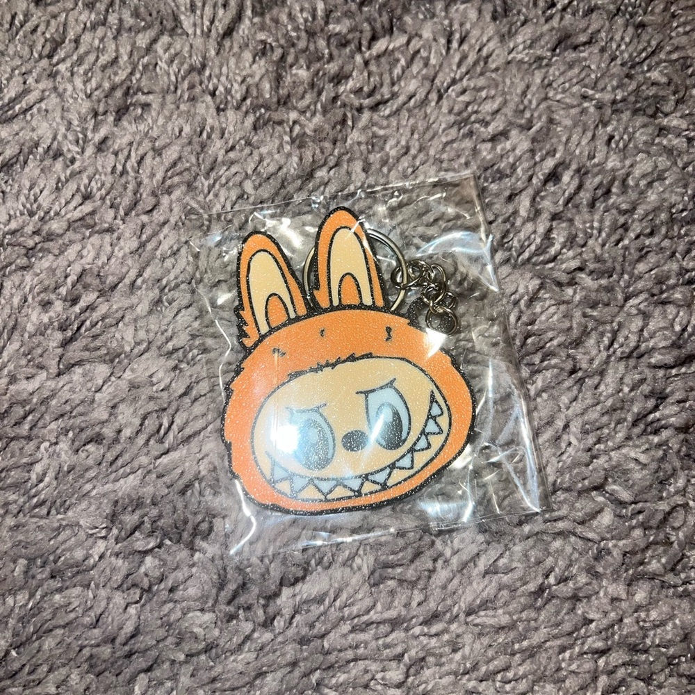 Handmade labubu keychain